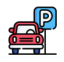 reserved parking icon